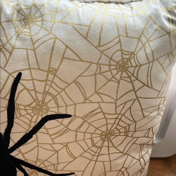 Spider Web Halloween Throw Pillow - Picture 3 of 5
